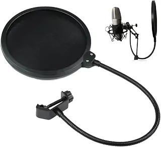 Pop Filter Para Microfone Condensador Com Braço Flexível