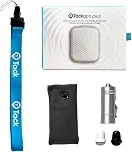 Tack Pacote GPS Plus Care com taxa mensal mais baixa + 30 dias de vida útil da bateria. Detecção de queda + alertas SOS + localizador de elevação interna - para crianças, idosos, autismo, Alzheimer,