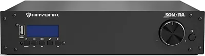 HAYONIK, Amplificador Receiver Classe D, 400W RMS, Bluetooth 5.0, USB, Rádio FM, Entrada Óptica, Saída para Subwoofer - Sonora 2200