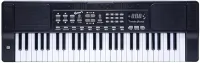 Teclado Musical Queen's de 54 Teclas, para Iniciantes e Intermediários, Preto