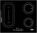 Cooktop de Indução 4 Bocas EOS Freezone 7500W ECI04EPF 220V