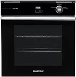 Forno de Embutir a Gás Brastemp 78 Litros Preto com Grill e Timer Touch - BOA84AE 220V