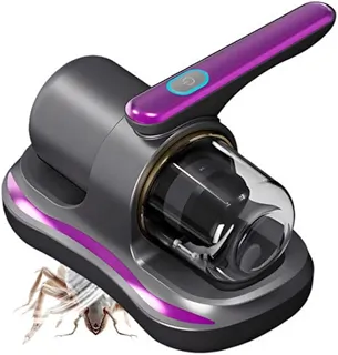 Removedor de Ácaros Aspirador Elétrico Esterilizador UV 5V 100W Potência Portátil Sem Fio Anti-Ácaro Premium