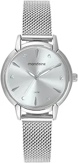 Relogio Mondaine Feminino Ref: 32703l0mvne1 Casual Mesh Prateado