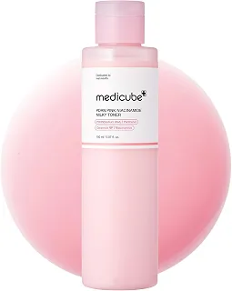 Tônico Leitoso de Niacinamida e PDRN medicube, Rosa, 150ml