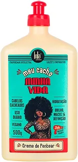 Lola From Rio - Meu Cacho Minha Vida - Creme de Pentear: brilho, maciez e definição. Cabelos Cacheados. 500ml