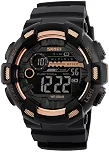 Relógio Masculino Skmei Digital 1243 - Preto e Dourado
