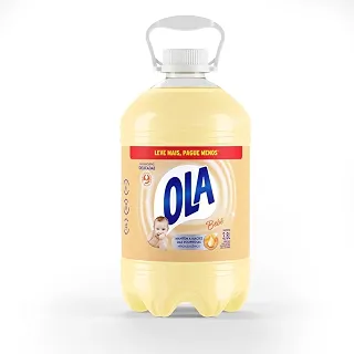 Ola Bebê Sabão Líquido para Roupas Finas e Delicadas, 3,8L