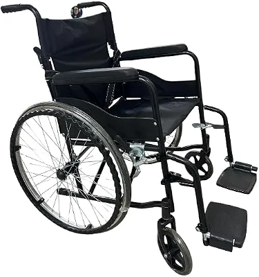 Cadeira De Rodas Dobrável Compacta Econômica Nova Até 100kg