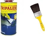 Removedor de Tintas Texturas e Vernizes 500g + Pincel de Aplicação Stripalene