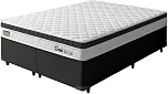 Cama Box Queen Espuma Ortopédica Onix D33 158x198x58cm Suporta até 120 kg por pessoa