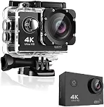 Filmadora 4K, Camera Filmadora, 4K Câmera à Prova d'água Subaquática de 20MP com EIS, Câmera de Ação, Camera 4K, Camera para Capacete de Moto, Câmera Sports Prova d´água Fotográfica, A-54