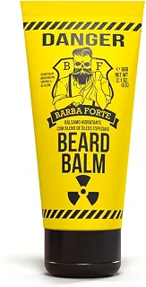 Bálsamo Hidratante para Barba Danger Barba Forte 60g - Blend de 10 Óleos Especiais, Pantenol e Óleo de Rícino