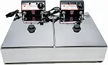 Fritadeira Elétrica Industrial 2 Cubas 10L com Tampa - Praticidade e eficiência para Diversos Ambientes (220V)