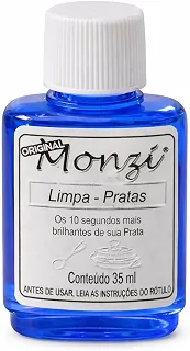 Monzi Limpa Prata Pequeno 35ml Polimento Original