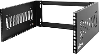Tecmojo Rack de montagem na parede 4U, rack 4U 35.6 cm profundidade, rack de rede de 48.3 cm para servidor raso e equipamentos de TI, switches de rede, suporte de painel de patch, capacidade de peso