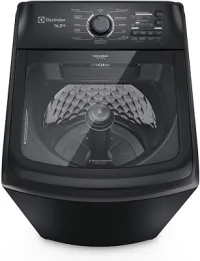 Electrolux Máquina de Lavar Electrolux 14,5kg Preta Efficient Cesto Inox, Jet&Clean e Filtro Fiapos (LEP15) 127V