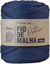 Fio de Malha Extra Premium Fischer 25mm x Rolo com 140m (44 MARINHO)