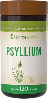 Psyllium 500mg 120 Cápsulas Prime Ervas