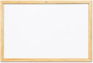 Quadro Branco Standard, Souza & Cia, Moldura de Madeira, 60x40