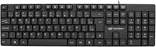 C3Tech Teclado USB Multimídia KB-M10 Preto ABNT2 Anti-Respingo