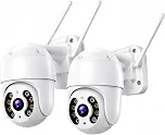 Kit com 2 Câmeras de Segurança Wi-Fi Externa IP A8 – Prova d’Água com Visão Noturna Infravermelha e Monitoramento em Tempo Real Premium (2)