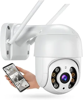 Câmera de Segurança Wi-Fi Externa IP A8 – Prova d’Água com Visão Noturna Infravermelha e Monitoramento em Tempo Real Premium (1)