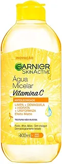 Água Micelar Garnier Uniform & Matte Antioleosidade Vitamina C 400ml