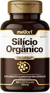 Silício Orgânico 500mg 60 Cápsulas SiliciuMax 100% Original