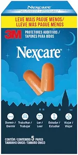 NEXCARE 3M Protetor Auditivo Laranja Tamanho Único 5 Pares