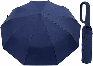 Guarda-Chuva Premium Botão Automático Abre e Fecha Varetas Reforçadas Proteção Solar UV Blackout Resistente ao Vento Compacto Dobrável Sombrinha Portátil Mochila Bolsa Mala Fivela de Anel