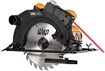 WAP Serra de Circular 7.1/4' ESC 1500 com Guia a Laser e Base de Ajuste até 45°, Empunhadura Emborrachada, 1500W 127V