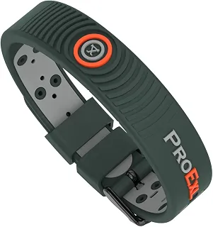 Pulseira de terapia magnética definitiva, verde e cinza