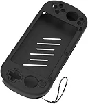 Capa de cobertura total para console de jogos Trimui, capa protetora de silicone à prova de arranhões com cordão, capa protetora de silicone para console de jogos
