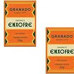 Sabonete Enxofre, Controle de Oleosidade e Acne, 90g, Kit com 2 Unidades