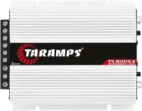 Modulo Taramps Ts800x4 800w 2 Ohms Rca Ts 800x4 4 Canais 200w Amplificador 800rms Ts800 4 Canal Força 800w Ts800x4 Potencia Taramps Som Para Carro Moto Caminhonete Automotivo