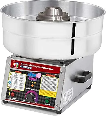 Máquina de Algodão Doce Profissional Bivolt