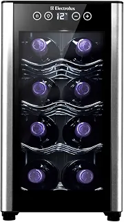 Adega Electrolux 8 garrafas Uma Porta Acabamento em Alumínio (ACB08)