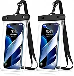 Kit 2 Capas Impermeáveis para Celular IPX8 com Cordão Ajustável