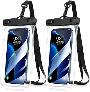 Kit 2 Capas Impermeáveis para Celular IPX8 com Cordão Ajustável