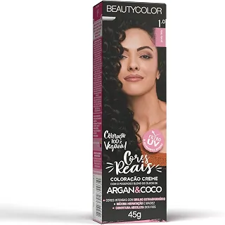 Coloração BeautyColor, Cor 1.0 Preto Ônix