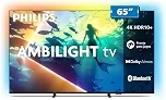 PHILIPS, Smart TV Ambilight 65' 4K, Titan OS, 65PUG8100/78, Comando de Voz, HDR10+/Dolby Atmos, VRR/ALLM, Bluetooth