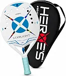 Raquete De Beach Tennis Heroes Starlight 2025 Carbono 3k Com Tratamento Original com etiqueta NFC Capa Gasparri E Ninny 1 overgrip