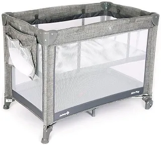 Safety 1st, Berço Mini Play, Grey Denim