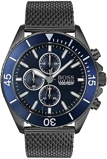 Hugo Boss Relógio masculino cronógrafo de quartzo com pulseira de aço inoxidável 1513702