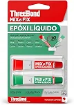 ThreeBond Mix & Fix | Epóxi Líquido 16g (8g + 8g)
