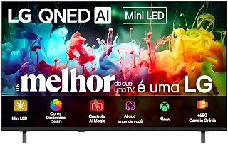 Smart TV LG QNED Mini LED AI 4K QNED70 75 polegadas 2026