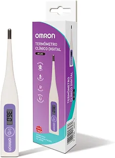 Omron Termômetro Digital Clínico MC-246 Resistente à Água