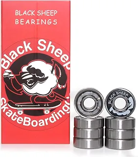 Rolamento Para Skate Importado de Precisão Black Sheep Red