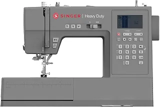 Singer HD6805 Máquina de Costura Eletrônica | 300 Pontos, 2 Fontes de letras costuradas, Tela LCD, Botão Start/Stop, Corte de Linha | Braço Livre, Iluminação em LED, DROP & SEW, Bivolt